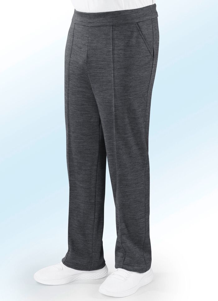 &laquo;Athlet&raquo;-Kurhose in 7 Farben ANTHRAZIT-MELIERT