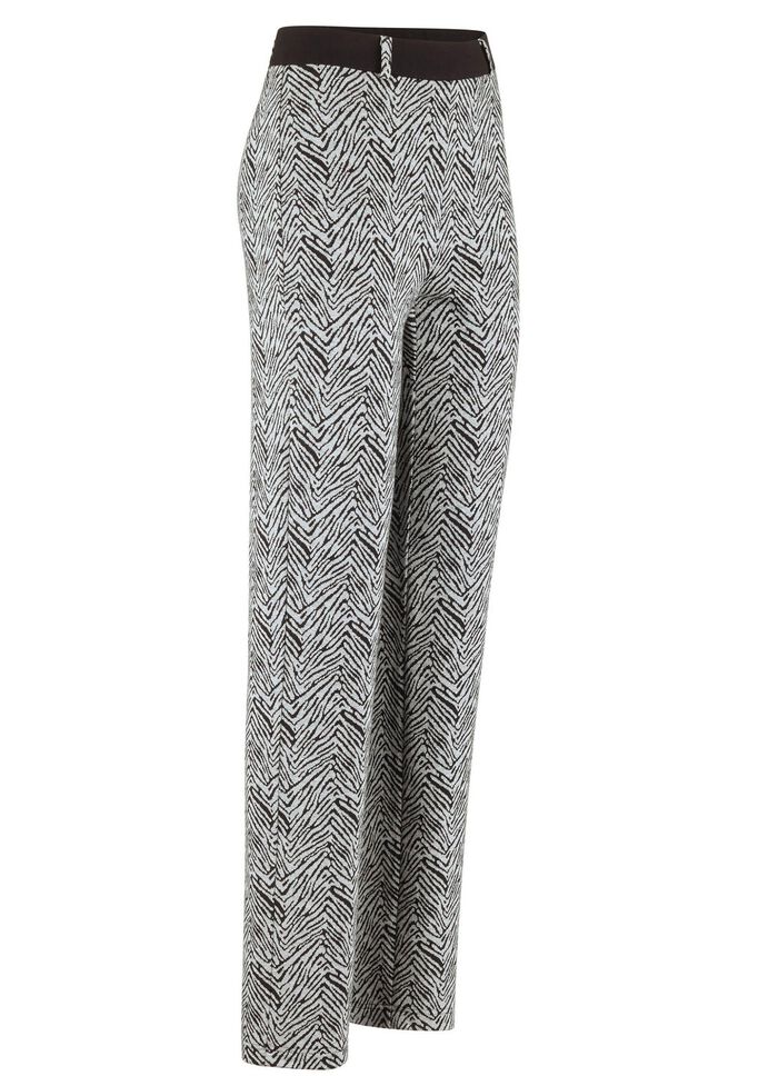 Hose in angesagter Tierfell-Dessinierung 