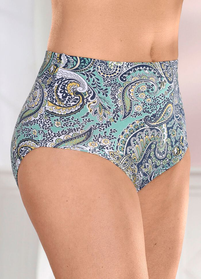 F&uuml;nferpack Slips mit Paisley-Dessin 
