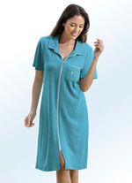 Frottier-Kleid mit durchgehendem Reissverschluss 