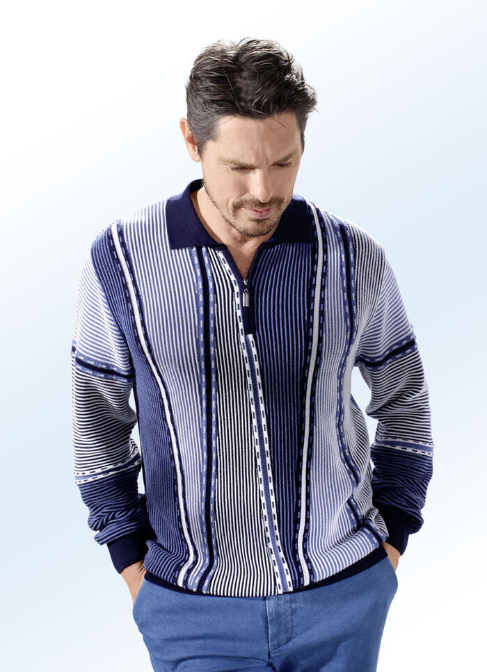 Polopullover in 3 Farben MARINE