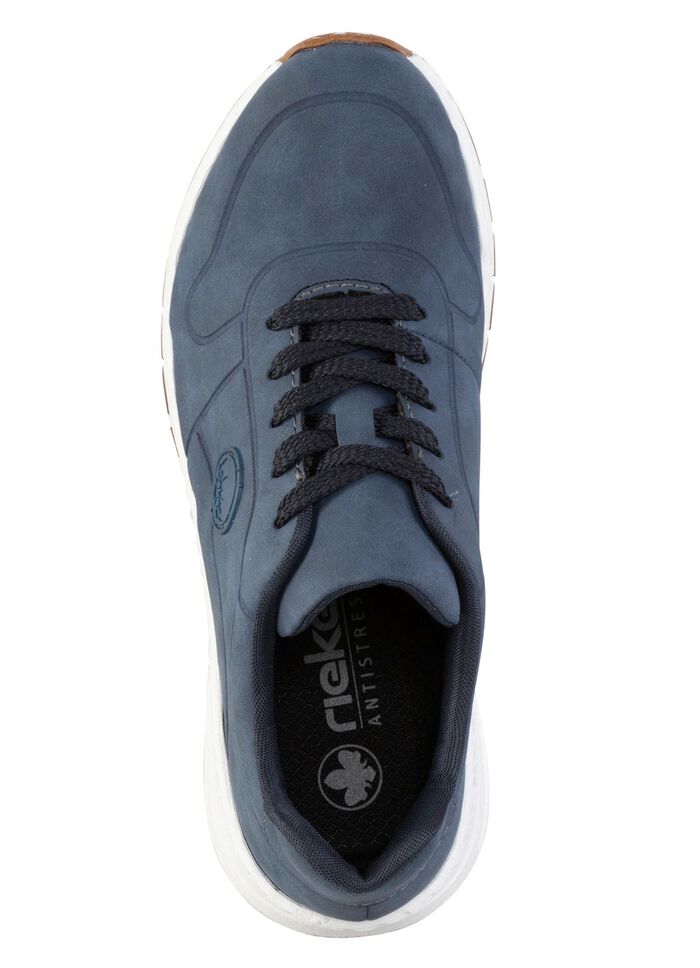 Rieker, stylische Damen-Sneaker, Weite H, mit herausnehmbarem Fussbett JEANS