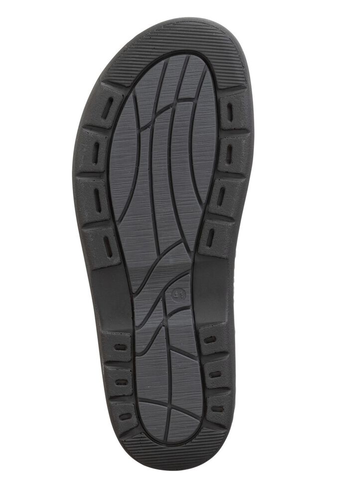 GINO GALANTE, bequeme Herren-Pantoletten, Weite H, mit herausnehmbarem Fussbett 