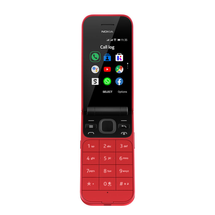 Nokia 2720 Flip Grosstasten-Klapphandy ROT
