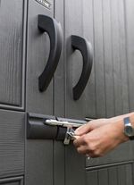 Stabiles Gerätehaus GRAU