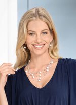 Schmuck-Set, 2-teilig, bestehend aus Halskette und Ohrhaken 