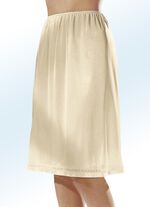 Zweierpack Unterr&ouml;cke mit Hohlsaumrand 1X PUDER, 1X WEISS