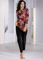 Pyjama mit Knopfleiste und langen &Auml;rmeln 