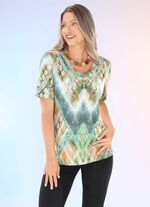 Shirt mit V-Ausschnitt 