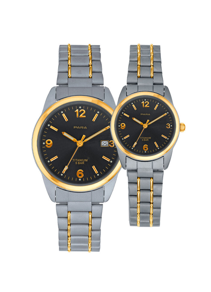 "Para"-Quartz-Partneruhren 