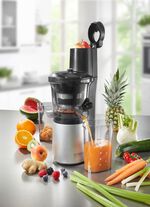 Slow Juicer f&uuml;r bis zu 30% h&ouml;here Saftausbeute 