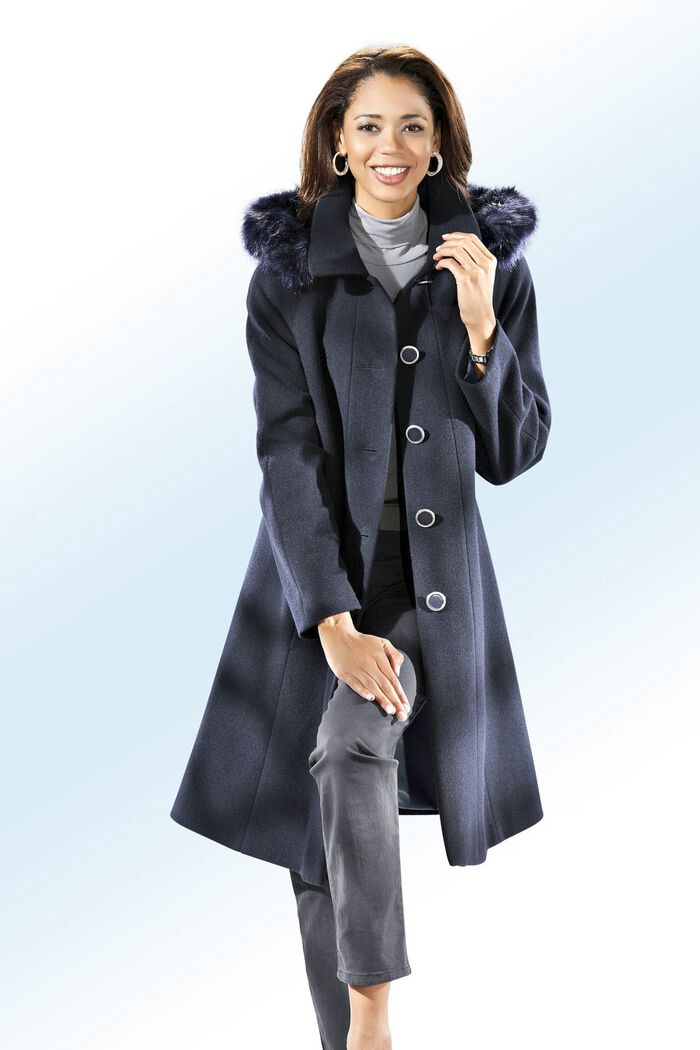 Mantel mit Raglanärmeln 