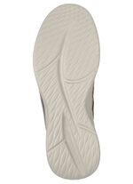 SKECHERS Slipper mit geformter Slip-Ins Fersenplatte TAUPE-GRAU