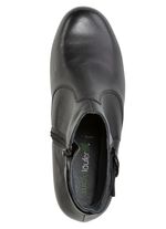 Waldl&auml;ufer, bequeme Damen-Stiefeletten, Weite K, mit herausnehmbarem Fussbett SCHWARZ