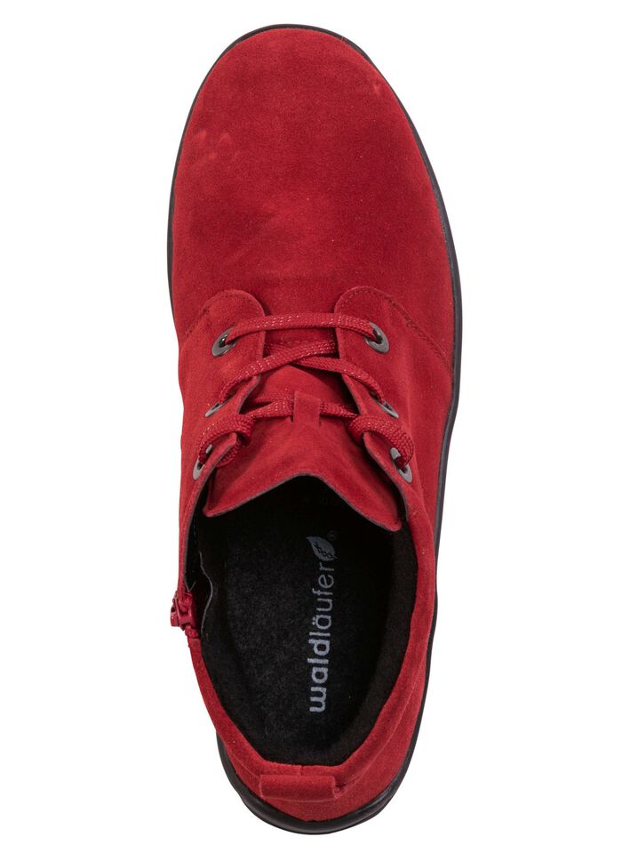 Waldl&auml;ufer, bequeme Damen-Boots, Winterschuhe, Weite H, mit herausnehmbarem Fu&szlig;bett KIRSCHROT