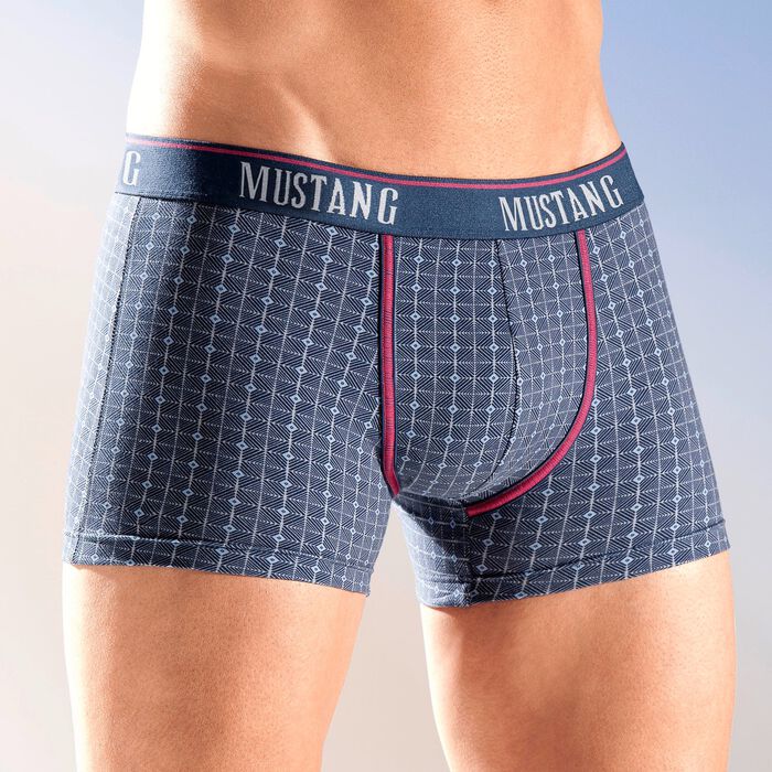 Mustang, Dreierpack Pants, kariert 