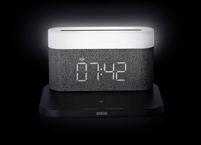 Wecker mit LED-Lampe