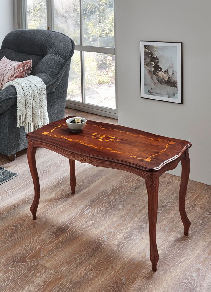 Beistelltische mit Intarsien 