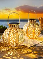 Solar-Schattenleuchten, 2er Set 