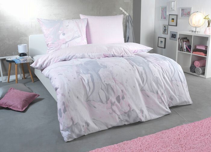 Traumhafte Feinbiber Bettw&auml;sche ROS&Eacute;