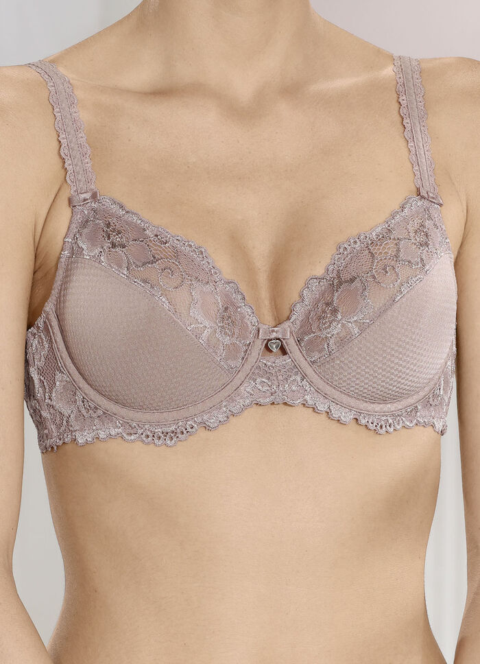 Sassa B&uuml;gel-BH mit elastischer Spitze NOUGAT