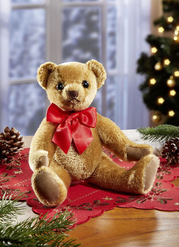 Scheibenbär aus Naturfasern 