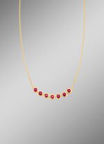 Halskette in Gold mit Rubin 