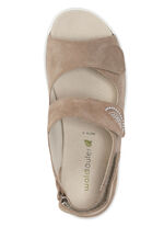 Waldläufer Sandale aus Veloursleder CAMEL