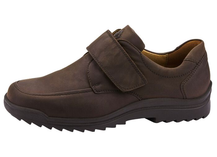 Waldl&auml;ufer Klettschuh aus hochwertigem Leder MOKKA