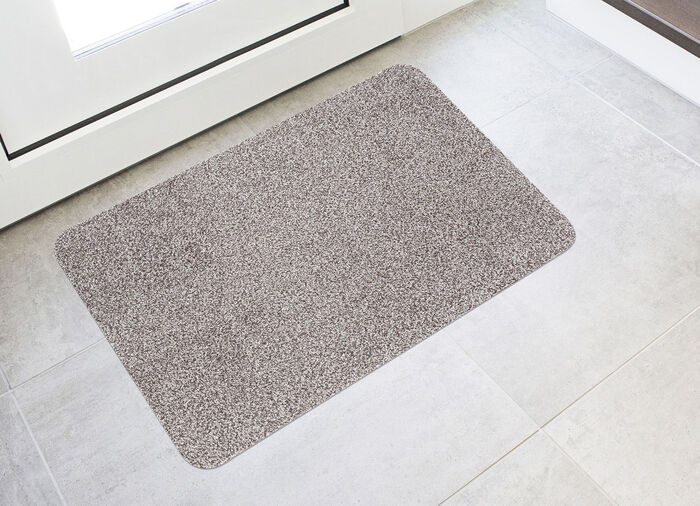 Waschbare Schmutzfangmatte für innen und aussen HELLBEIGE