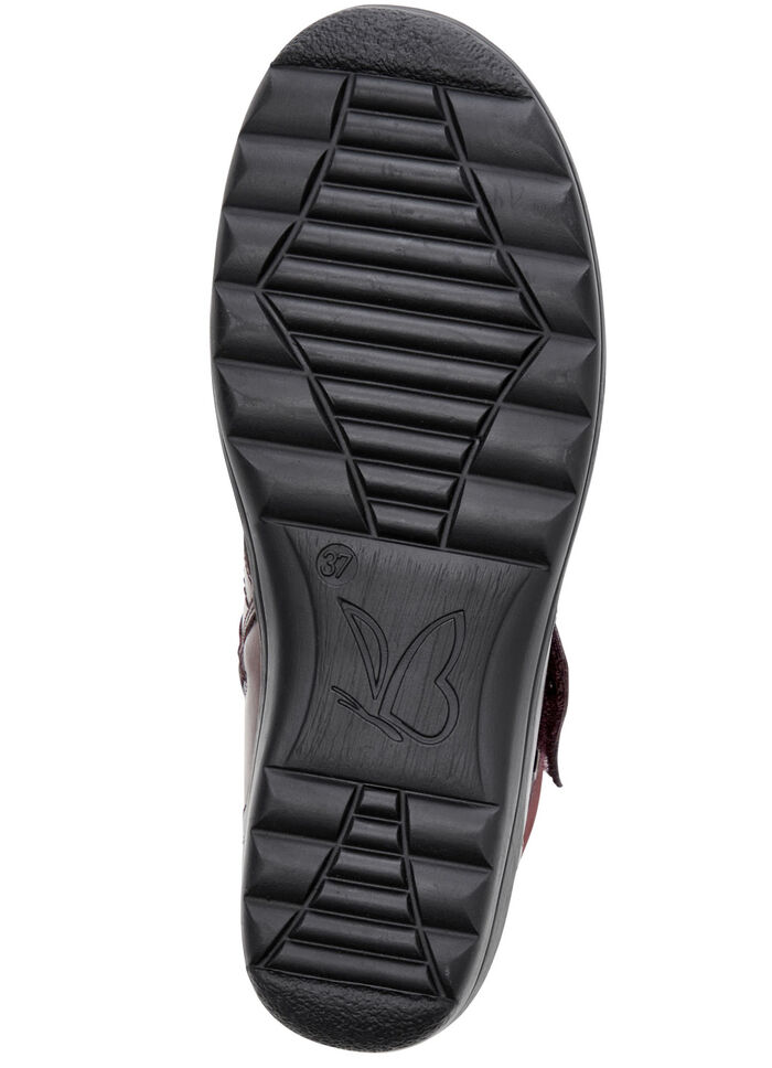 ELENA EDEN, atmungsaktive Damen-Boots, Weite H, mit Reissverschluss BORDEAUX