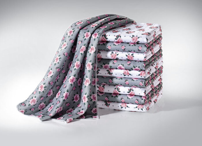 Mikrofaser-Geschirrtücher, 10-teilig ROSEN