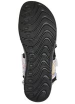 Gemini Trekking-Sandale mit bunter Floral-Pr&auml;gung WEISS