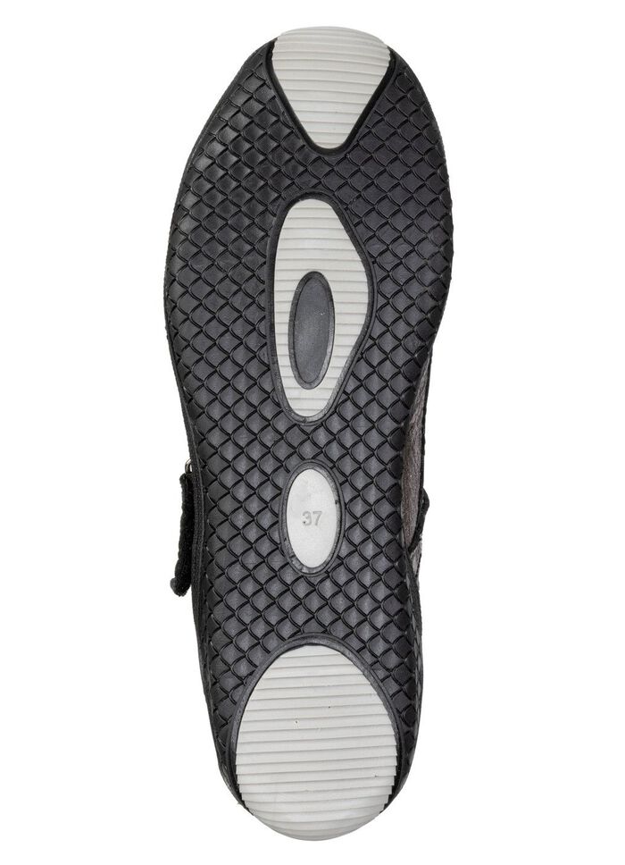 Gemini, klassische Damen-Slipper, Weite G, mit herausnehmbarem Fussbett ANTIKBRONZE