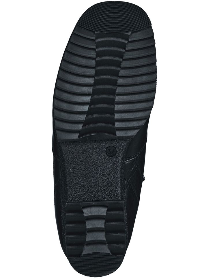 Stiefelette mit zwei seitlichen Reissverschl&uuml;ssen SCHWARZ