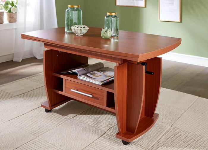 Couchtisch auf Rollen 