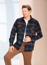 Kariertes Overshirt von &laquo;Milano Italy&raquo; 