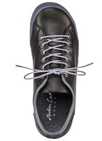 Andrea Conti, klassische Damen-Schn&uuml;rschuhe, mit herausnehmbarem Lederfussbett SCHWARZ