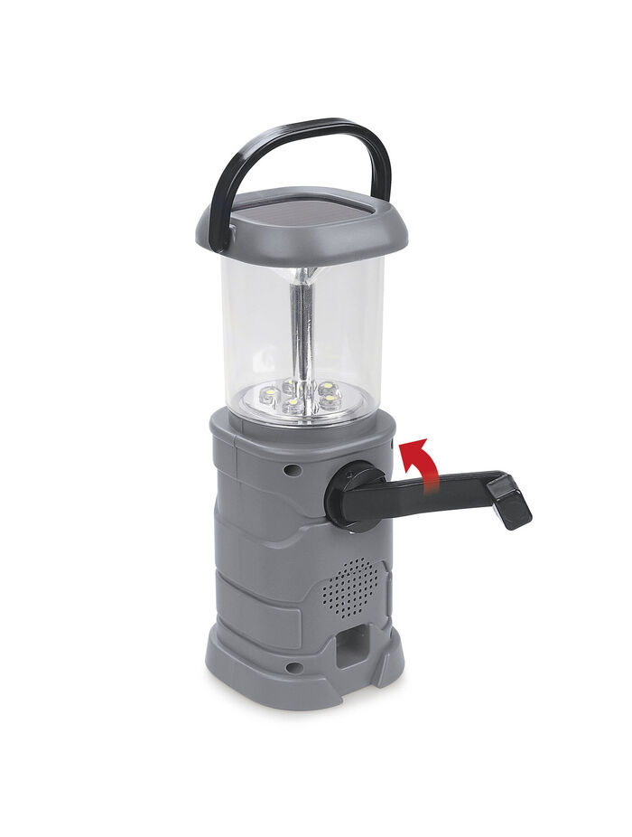 Solar-Lampe mit integriertem FM-Radio 