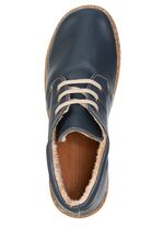 ELENA EDEN, gef&uuml;tterte Damen-Boots, Weite G, mit herausnehmbarem Fussbett BLAU