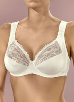 Viania Zweierpack B&uuml;gel-BH mit Elastikspitze 1X SCHWARZ, 1X SEKT