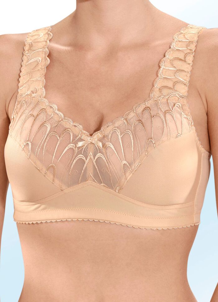 BH mit T&uuml;llstickerei im Vorderteil 