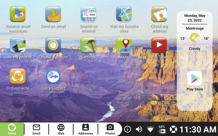 „Ordissimo“ Pix-Star Touch Tablet 