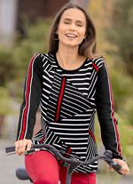 Pullover mit asymmetrischem Muster 