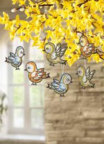 6-teiliges Set aus echter Plauener Spitze 