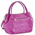 Laurina Tasche mit raffinierter Reptilprägung PINK