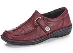 ELENA EDEN, bequeme Damen-Slipper, Weite G, mit herausnehmbarem Fussbett BURGUND