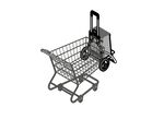 Leichter und leiser Einkaufsroller Royal Shopper GRAU