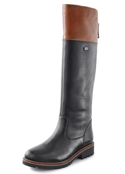 Remonte, gef&uuml;tterte Damen-Stiefel, Winterschuhe, Weite G, mit Reissverschluss 