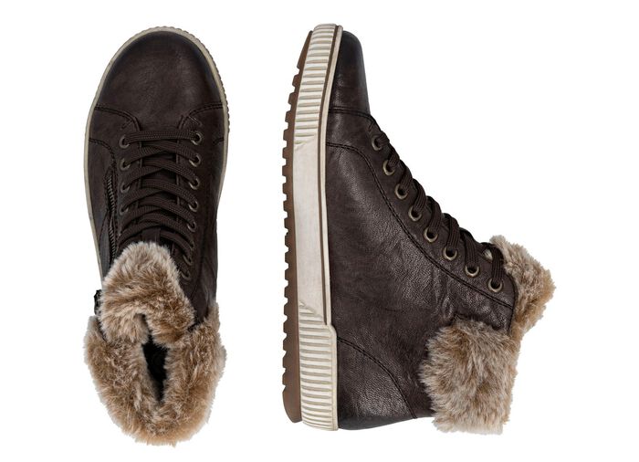 Remonte, gef&uuml;tterte Damen-Boots, Winterschuhe, Weite G, mit herausnehmbarem Fussbett 